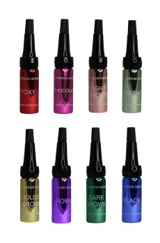Набор хны для бровей Ekko Beauty Eyebrow Henna Set, 8*5 мл
