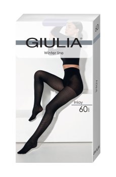 Колготки женские Giulia Inlay с шортиками, 60 DEN, Simply Taupe, размер 4
