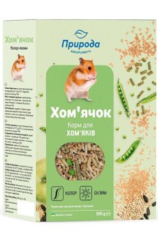 Корм для хомяков Природа Хомяк Колор + Энзим, 500 г