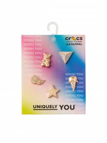 Crocs Прикраса для взуття Gold Icons 5 Pack 10011118 Кольоровий Crocs Прикраса для взуття Gold Icons 5 Pack 10011118 Кольоровий