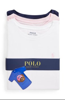 Детская хлопковая футболка Polo Ralph Lauren 3 шт