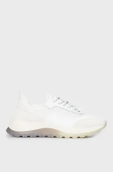 Женские белые кроссовки RUNNER LACE UP Белый 37 Calvin Klein HW0HW01905