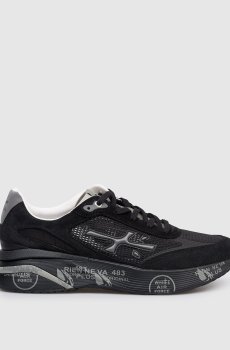 Черные комбинированные кроссовки MOERUN