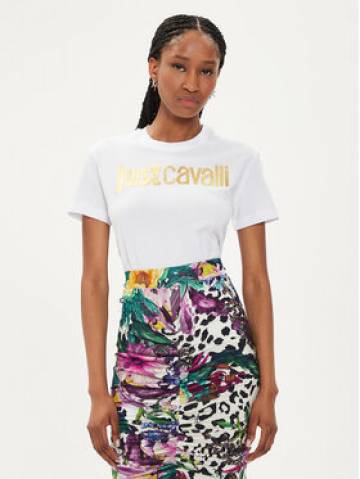 Just Cavalli Футболка 76PAHG11 Білий Slim Fit Just Cavalli Футболка 76PAHG11 Білий Slim Fit