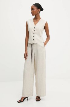 Льняные брюки Answear.LAB