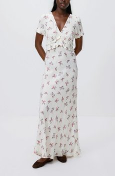 Reserved - Сукня з віскози з візерунком - різнобарвний - 877KI-MLC