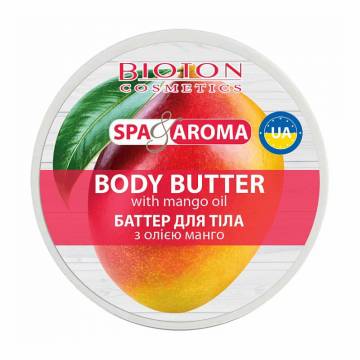 Баттер для тела Bioton Cosmetics Spa & Aroma Body Butter With Mango Oil с маслом манго, 250 мл Баттер для тела Bioton Cosmetics Spa & Aroma Body Butter With Mango Oil с маслом манго, 250 мл
