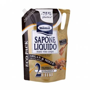 Жидкое мыло MilMil Аргана и мед, 2 л (запаска)