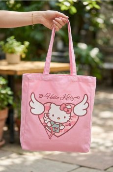 Текстильна сумка shopper Hello Kitty - рожевий