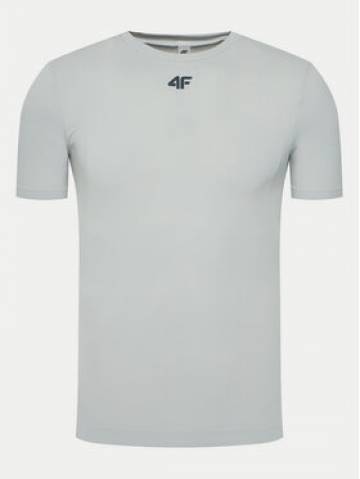 4F Технічна футболка 4FWAW24TFTSM0975 Сірий Slim Fit 4F Технічна футболка 4FWAW24TFTSM0975 Сірий Slim Fit