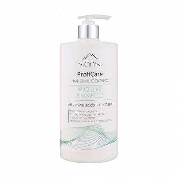 Мицеллярный шампунь для волос Sansi ProfiCare Hair Shine Complex Micellar Shampoo, 900 мл Мицеллярный шампунь для волос Sansi ProfiCare Hair Shine Complex Micellar Shampoo, 900 мл