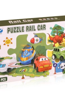 Пазл-коврик Chuangfa Трасса с машинкой, от 3 лет (QY202-1)