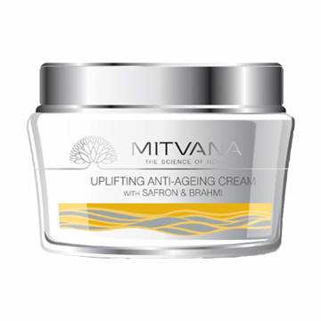 Антивозрастной крем для лица Mitvana Uplifting Anti-Ageing Cream with Saffron & Brahmi, 50 г Антивозрастной крем для лица Mitvana Uplifting Anti-Ageing Cream with Saffron & Brahmi, 50 г