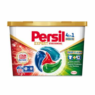 Диски для стирки Persil Expert Stain Removal 4 in 1 Discs Deep Clean, 22 стирки, 22 шт Диски для стирки Persil Expert Stain Removal 4 in 1 Discs Deep Clean, 22 стирки, 22 шт