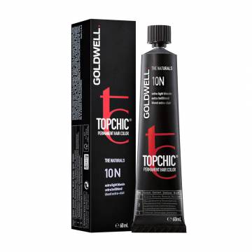 Стойкая профессиональная краска для волос Goldwell Topchic Permanent Hair Color 10N Extra Light Blonde, 60 мл Стойкая профессиональная краска для волос Goldwell Topchic Permanent Hair Color 10N Extra Light Blonde, 60 мл