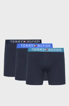 Мужские темно-синие боксеры (3 шт) BOXER BRIEF WB Синий XL Tommy Hilfiger UM0UM03431