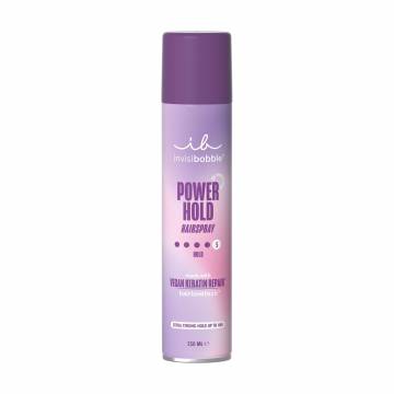 Лак для волос Invisibobble Power Hold Hairspray сильной фиксации, 250 мл Лак для волос Invisibobble Power Hold Hairspray сильной фиксации, 250 мл
