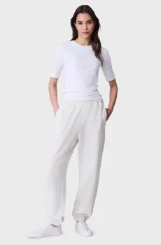 Женские белые спортивные брюки FRENCH TERRY Белый XXS Calvin Klein LV044C904G