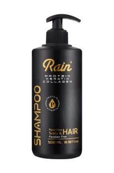 Шампунь для волос Rain Shampoo с протеином, кератином и коллагеном, 500 мл