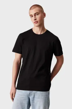 Мужская черная футболка LOGO TAPE TEE Черный M Calvin Klein Jeans J30J326159