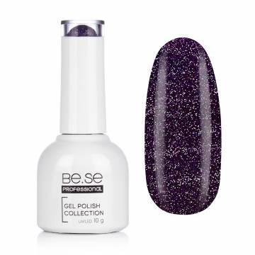 Гель-лак для ногтей Be.Se Professional Gel Polish Collection Shimmer 26 Микроблеск, темно-фиолетовый, 10 г Гель-лак для ногтей Be.Se Professional Gel Polish Collection Shimmer 26 Микроблеск, темно-фиолетовый, 10 г