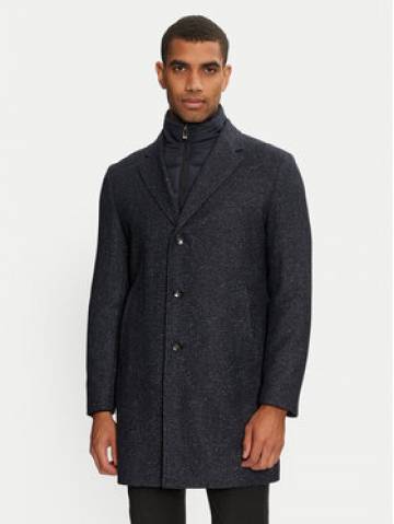 Boss Вовняне пальто H-hyde 50528177 Cиній Slim Fit Boss Вовняне пальто H-hyde 50528177 Cиній Slim Fit