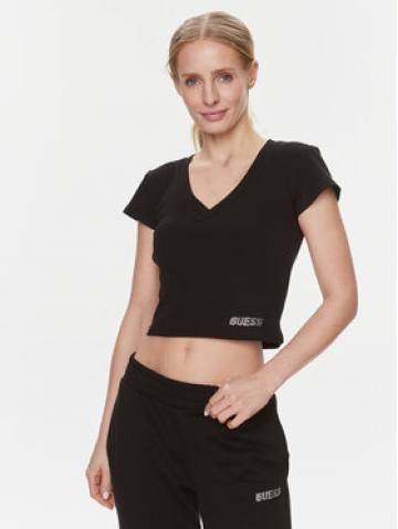 Guess Футболка Edie V4RP10 K8RT2 Чорний Regular Fit Guess Футболка Edie V4RP10 K8RT2 Чорний Regular Fit
