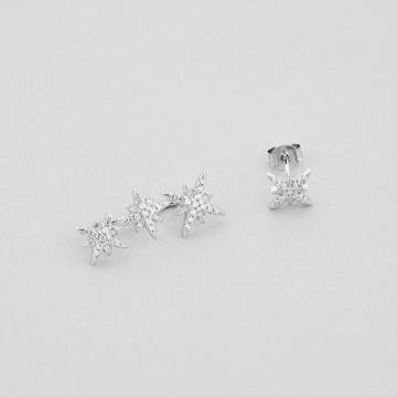 Серебряные серьги Minimal 520859б Серебряные серьги Minimal 520859б