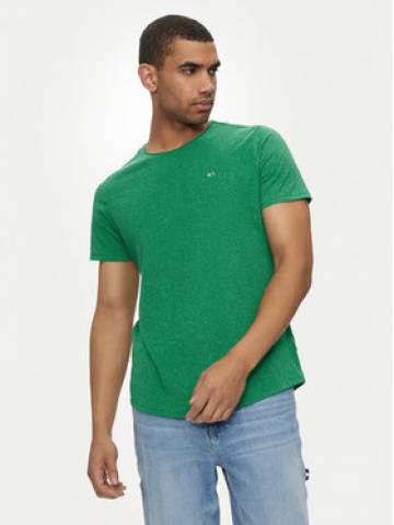 Tommy Jeans Футболка Jaspe DM0DM09586 Зелений Slim Fit Tommy Jeans Футболка Jaspe DM0DM09586 Зелений Slim Fit