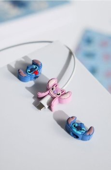 Захисні накладки на кабель 3 pack Stitch - синій