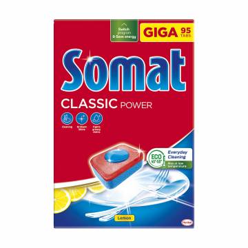 Таблетки для посудомоечной машины Somat Classic, 95 шт. Таблетки для посудомоечной машины Somat Classic, 95 шт.