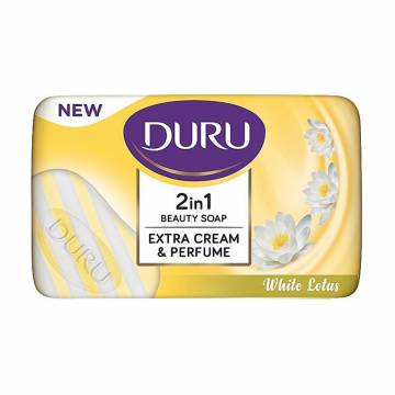 Косметическое мыло Duru 2 in 1 Extra Cream & Perfume Белый лотос, 100 г Косметическое мыло Duru 2 in 1 Extra Cream & Perfume Белый лотос, 100 г