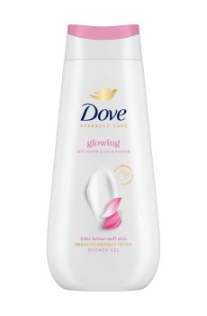 Гель для душа Dove Advanced Care Glowing Сияние кожи, с цветами лотоса и рисовой водой, 225 мл
