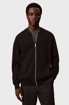 Мужской черный бомбер LS CK TECH KNIT Черный L Calvin Klein LV040EM324