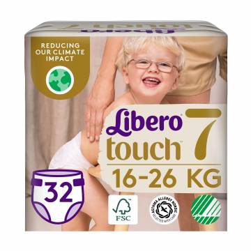Подгузники Libero Touch размер 7 (16-26 кг), 32 шт Подгузники Libero Touch размер 7 (16-26 кг), 32 шт