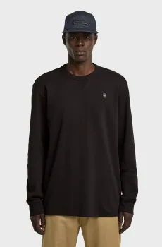 Мужской черный лонгслив nifous r t l/s Черный L G-Star RAW D25076,D976