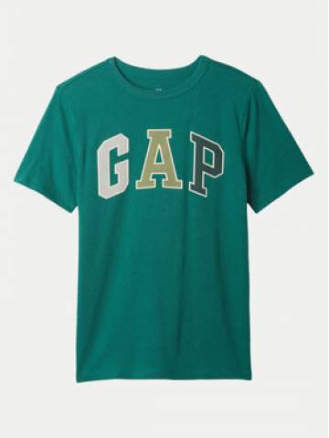 Gap Футболка 490406-01 Зелений Regular Fit Gap Футболка 490406-01 Зелений Regular Fit