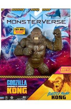 Фигурка Godzilla vs. Kong S2 Конг готов к бою, со звуком, 18 см, от 4 лет (35757N)