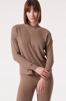 Женский коричневый гольф BATIA Коричневый XS Etam 6535432