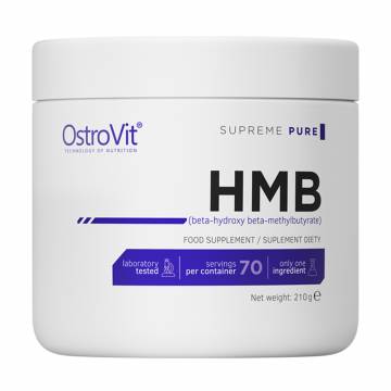 Бета-гидрокси и бета-метилбутират OstroVit Supreme Pure HMB Beta-hydroxy Beta-methylbutyrate, в порошке, 210 г Бета-гидрокси и бета-метилбутират OstroVit Supreme Pure HMB Beta-hydroxy Beta-methylbutyrate, в порошке, 210 г