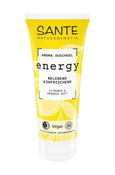 Аромагель для душа Sante Energy Aroma Shower Gel Лимон и апельсин, 200 мл