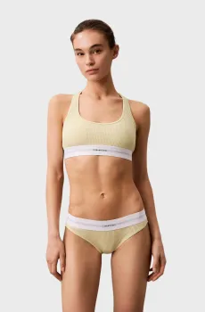 Женские желтые трусики BIKINI Желтый M Calvin Klein LV00QF8022