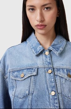 Джинсовая куртка AllSaints AKI CROSSOVER