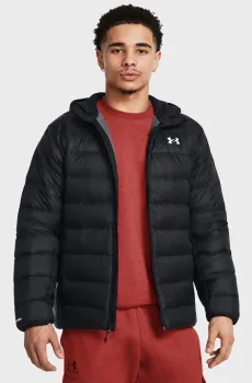 Мужской черный пуховик LEGEND DOWN HOODED JACKET Черный M Under Armour 1385837-001