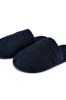 Мужские комнатные тапочки Twins Teddy без ушей, синие, размер 40-41 (27 см)
