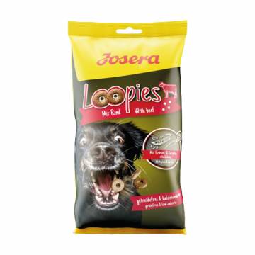 Лакомство для собак Josera Loopies Mit Rind с говядиной, 150 г Лакомство для собак Josera Loopies Mit Rind с говядиной, 150 г