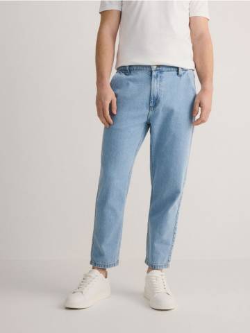 Reserved - Джинси carrot fit - синій - YQ343-50J Reserved - Джинси carrot fit - синій - YQ343-50J