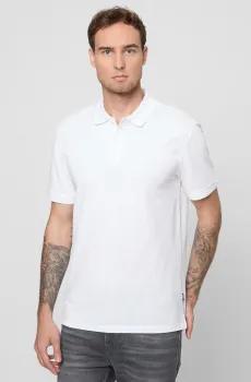 Мужское белое поло Белый L BOSS 50468362;100