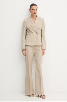 Шерстяные брюки BOSS Talimia