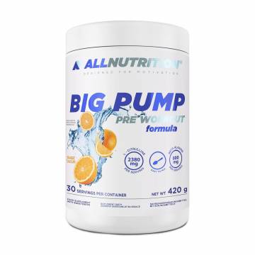 Предтренировочный комплекс AllNutrition Big Pump Pre Workout Orange в порошке, 420 г